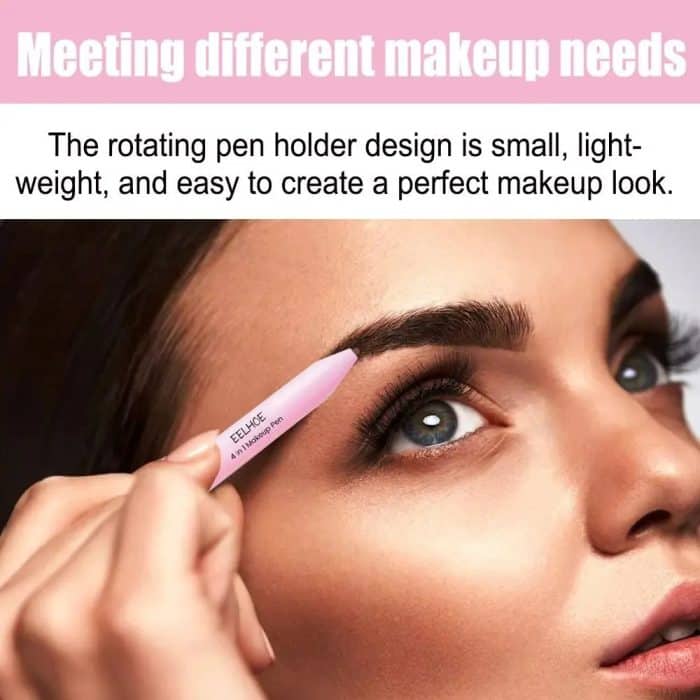 4 in 1 Makeup Pen (Highlighter / Eyeliner / Eyebrow / Lip Liner)
