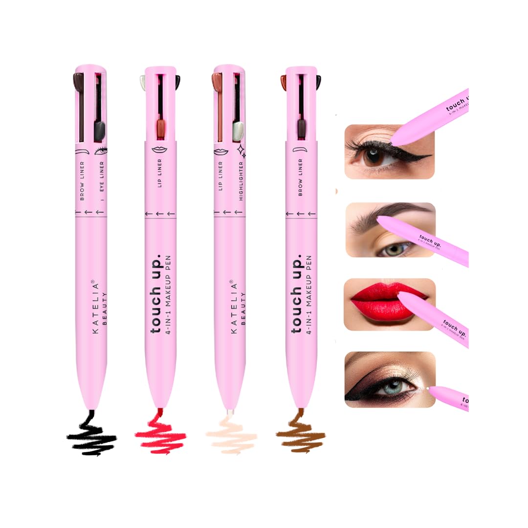 4 in 1 Makeup Pen (Highlighter / Eyeliner / Eyebrow / Lip Liner)