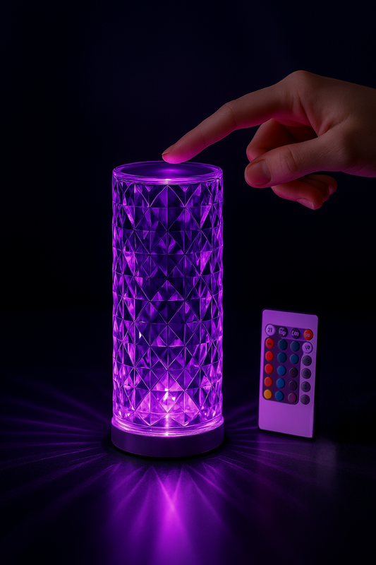 16 Color Daimond Crystal Lamp With Remote LED Crystal Table Lamp