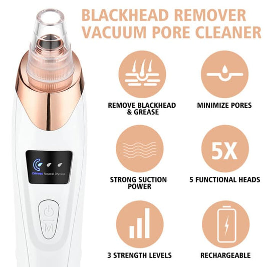 Blackhead Remover Vacuum Acne Cleaner Black Spots Removal Facial Deep Cleansing Pore Cleaner Machine